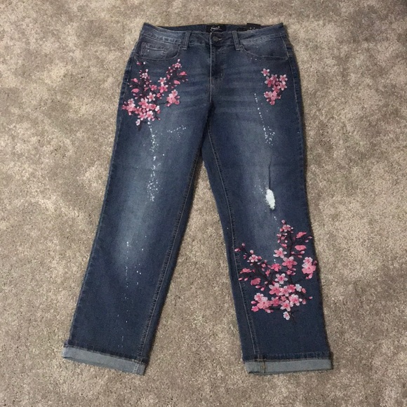 earl jeans embroidered